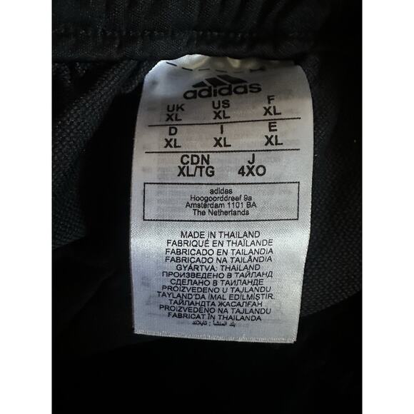 Adidas x KU Jayhawks Collegiate Pants Men's Size XL Black Woven Cargo Jogger - Picture 10 of 11